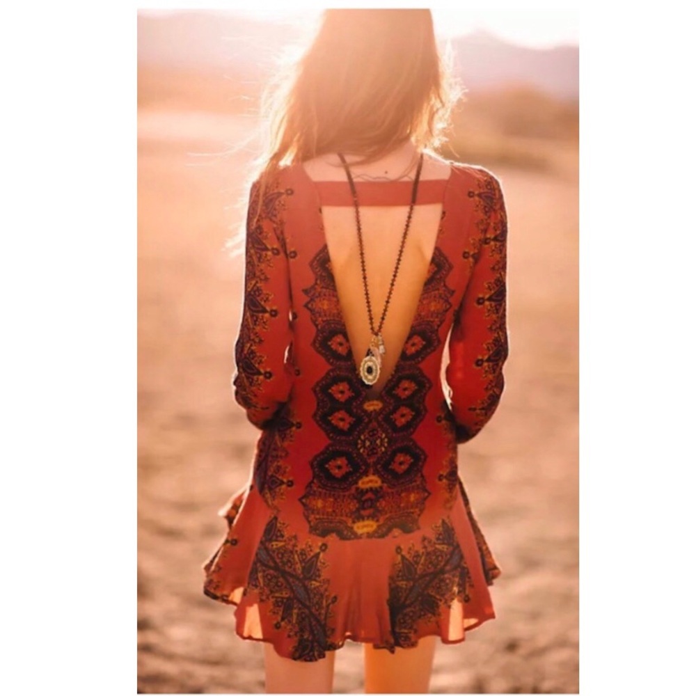 🖤FREE PEOPLE FALL Minidress